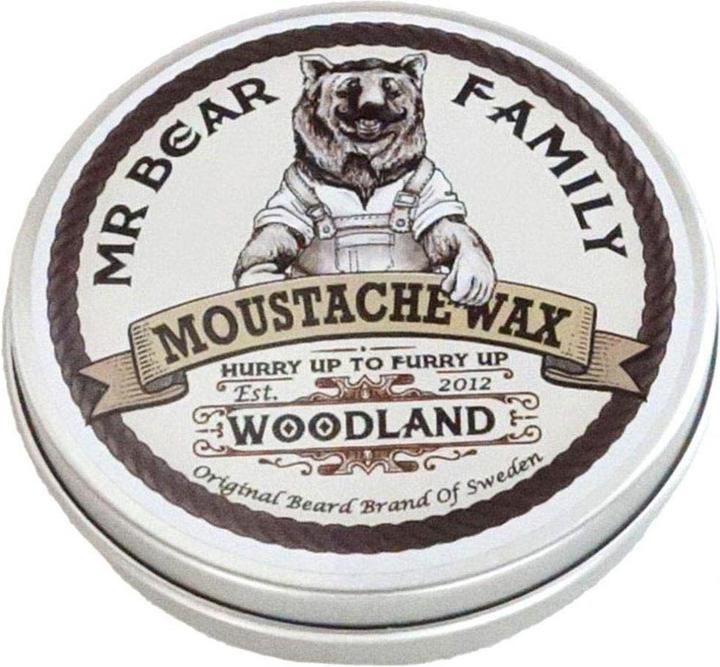 Actual product image Mr. Bear Family Wilderness Moustache Wax (30 ml)