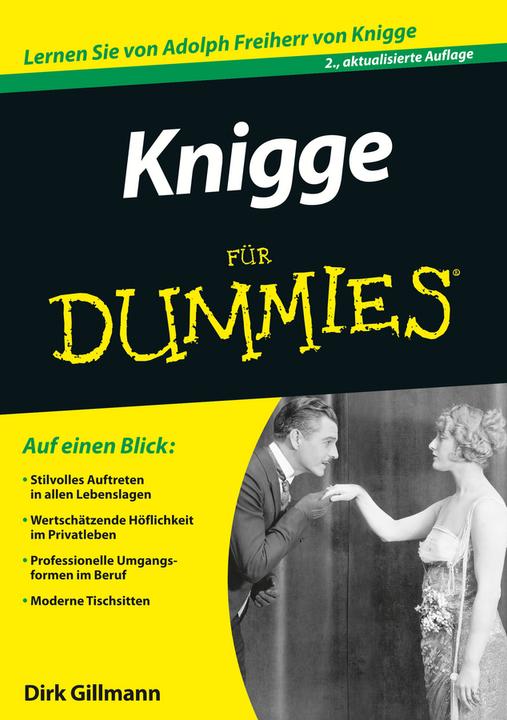Produktbild Knigge für Dummies (Deutsch, Dirk Gillmann, 2014)