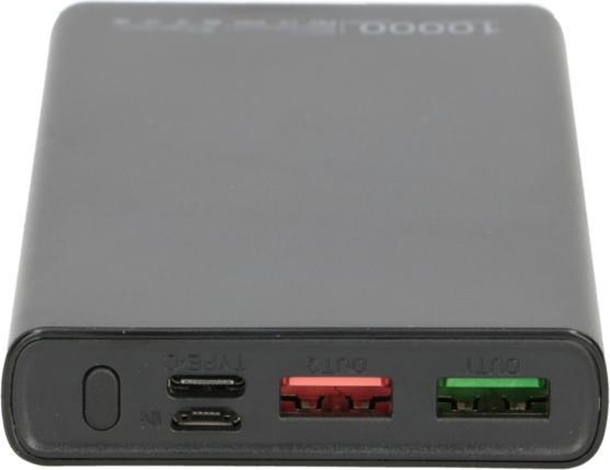 Produktbild Extralink EX.19485 power bank Lithium Polymer (LiPo) Black (10000 mAh, 22.50 W, 37 Wh)
