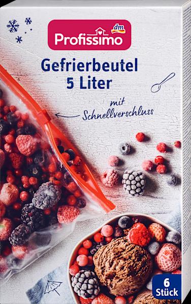 Produktbild dm Profissimo Gefrierbeutel mit Schnellverschluss (6 x)