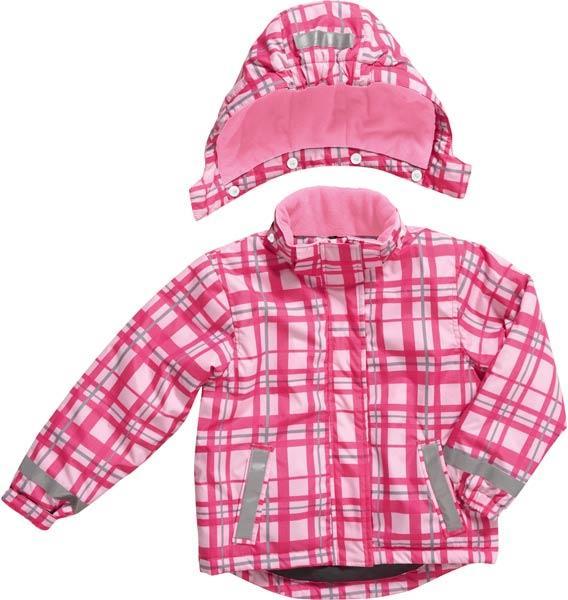 Playshoes Schnee-Jacke Karo pink (80)