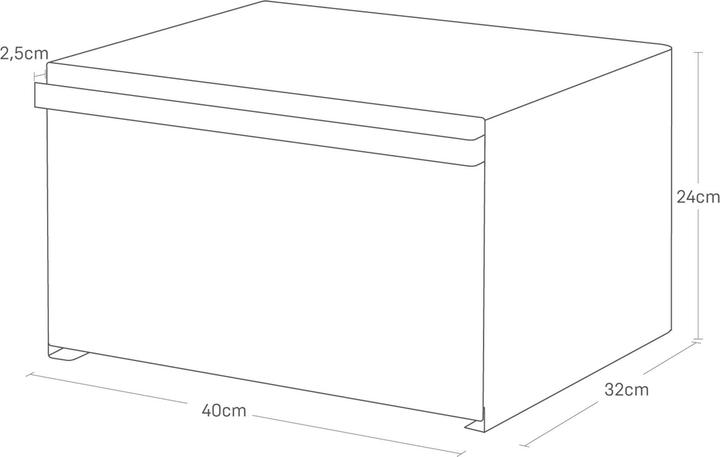 Actual product image Yamazaki Bread bin TOWER