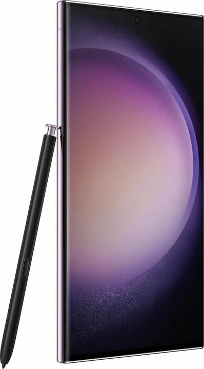 Actual product image Samsung Galaxy S23 Ultra (256 GB, Lavender, 6.80", SIM + eSIM, 200 Mpx, 5G)