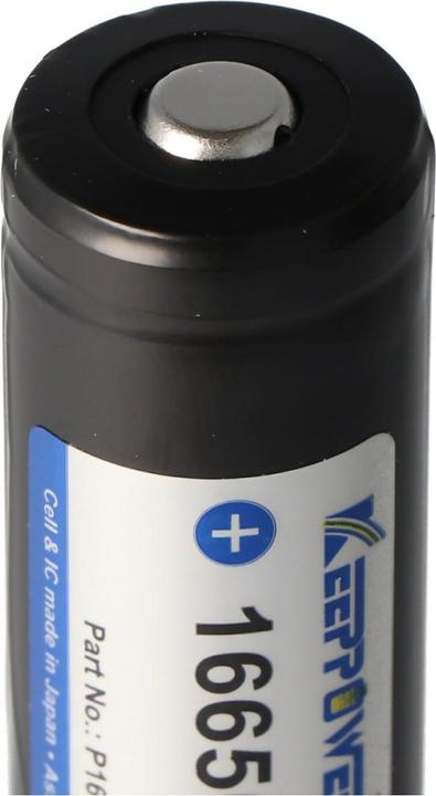 Actual product image Keeppower Battery 16650 or 17650 protected positive pole increased UR16650ZTA (1 pcs., 16650, 2500 mAh)