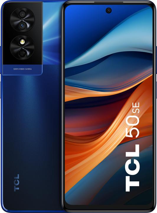 TCL 50 SE 6Gb 256Gb 6,78" Dual (256 GB, Midnight Blue, 6.78", Dual SIM, 50 Mpx, 4G)