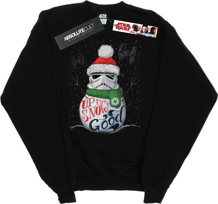 Actual product image Star Wars Boys Stormtrooper Up To Snow Good Sweatshirt (104)