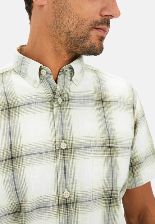 Image du produit Camel Active Kariertes Kurzarmhemd aus reiner Baumwolle (4XL)