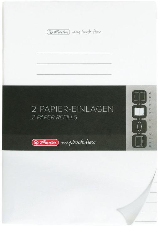 Image du produit Herlitz Pochettes de rechange 'my.book flex (A5, À rayures, Couverture rigide)
