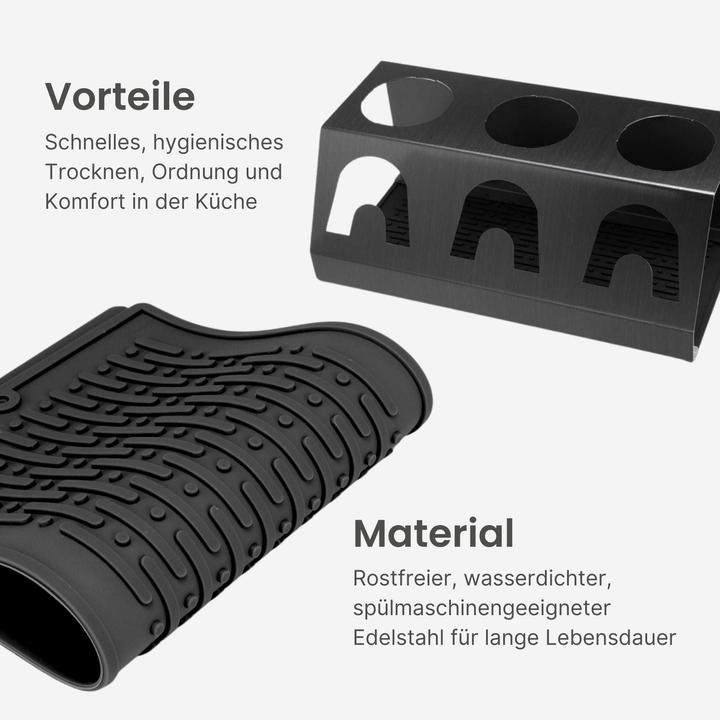 Image du produit Hermex Abtropfgestell für SodaStream-Flaschen Flaschenhalter Abtropfhalter Abtropfständer
