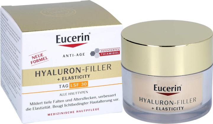 Produktbild Eucerin HYALURON-FILLER + ELASTICITY Tagespflege LSF 30 (50 ml, Tagescreme, SPF 30)