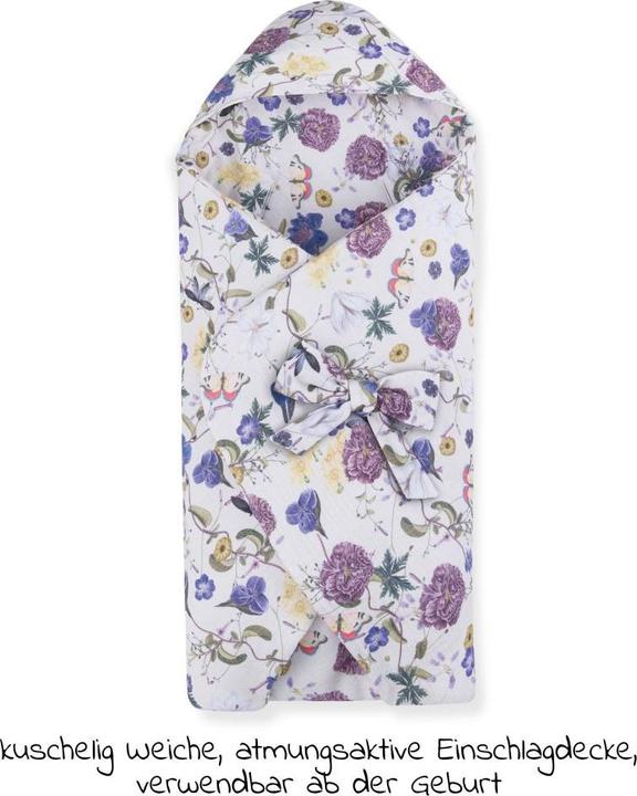Actual product image Hauck Snuggle so Cosy Beige Floral (75 x 75 cm)