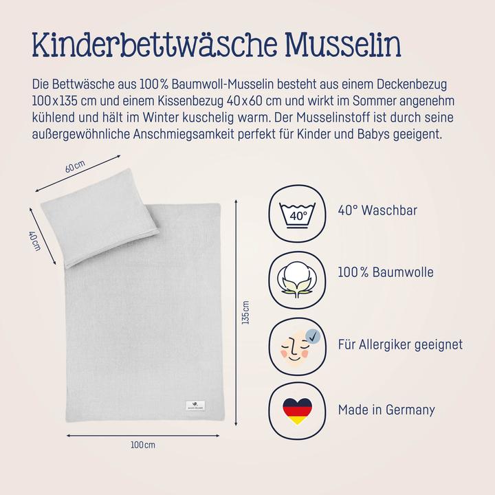 Actual product image Julius Zöllner Bedding muslin