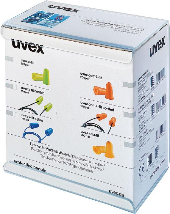 Actual product image Uvex Safety x-fit earplugs 37 dB foam (200 pairs) (400 x)