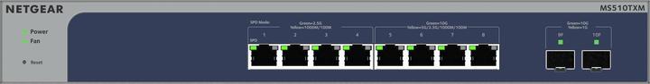 Actual product image Netgear MS510TXM (8 Ports)