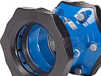 Actual product image AVK Rørkobling lige 104-133mm - traekfast. PN16. A4-EPDM. Supa Maxi
