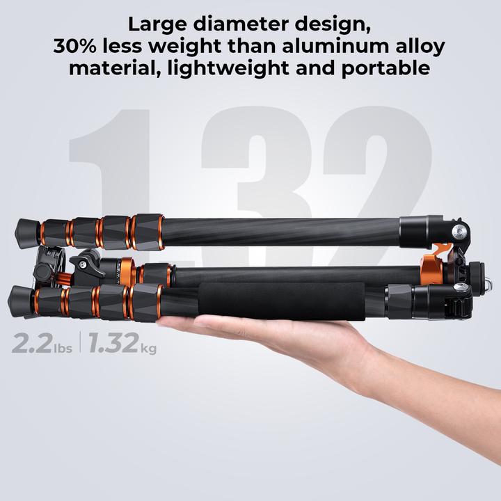 Actual product image K&F Concept Concept Tripod SA255C1 (Carbon)