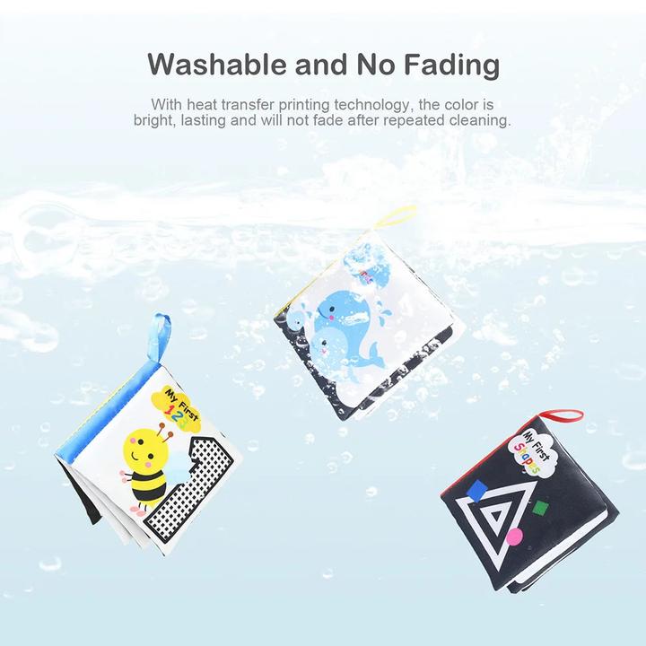 Actual product image Activity Board Cloth books Soft baby books Rustling sound baby Silent books Toddler early learning learning toy