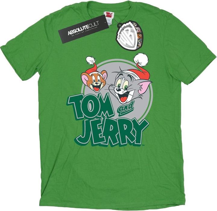 Immagine prodotto Tom & Jerry Christmas Greetings Maglietta Ampia Donna (XXL)