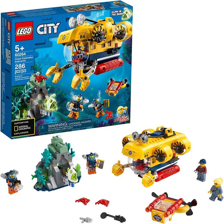 Actual product image LEGO Ocean Exploration Submarine (60264, LEGO City)