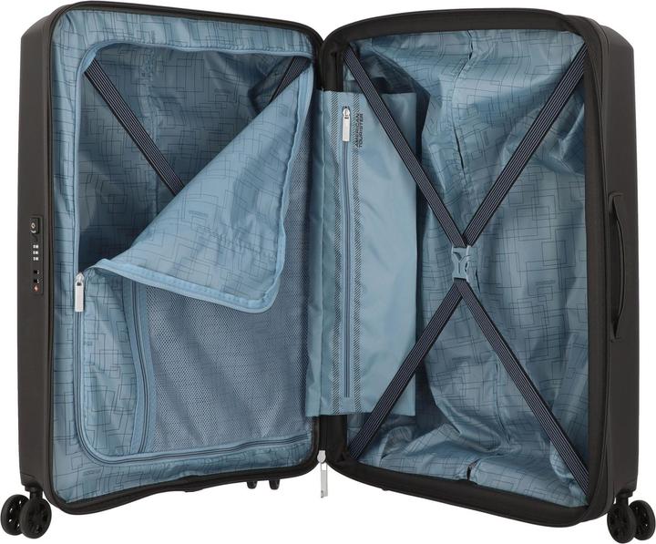 Image du produit American Tourister Valise de voyage Aerostep 66.5 L, Black (80 l, M (50 - 90l))