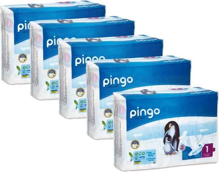 Produktbild Pingo Newborn Megapack (Gr. 1, Halbmonatsbox, 135 Stück)