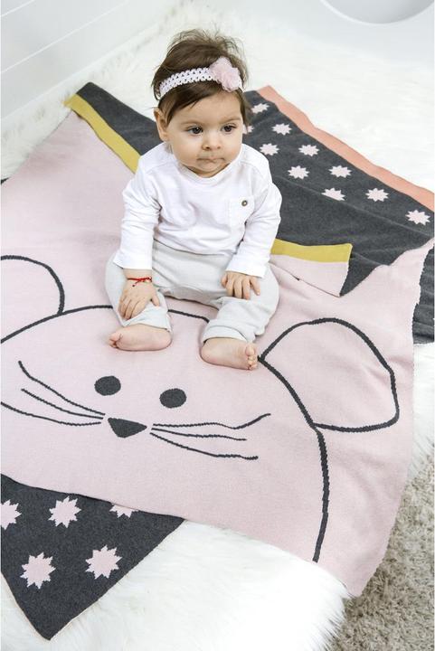 Actual product image Lässig Knitted blanket (75 x 100 cm)