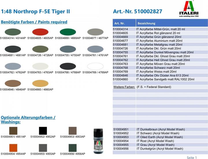 Produktbild 1:48 Northrop F-5E Tiger II