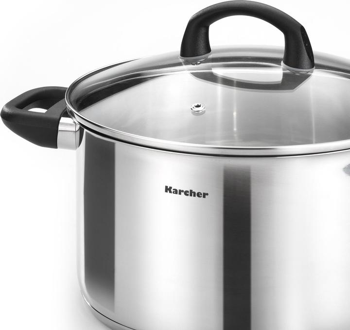 Produktbild Kärcher Karcher Topfset Mia (4-teilig, Edelstahl, Induktion) (16 cm, Kochtopf, Edelstahl)
