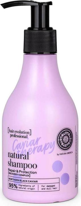 Actual product image Natura Siberica Siberica Professional Hair Evolution Professional Caviar Therapy Natural Shampoo Repair & Protection (245 ml, Liquid shampoo)