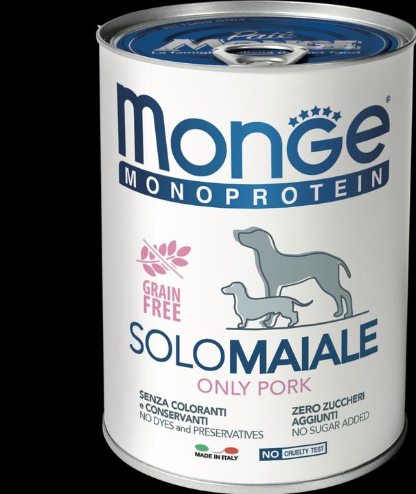 Produktbild Monge Monoprotein Solo (Adult, 1 Stk., 400 g)