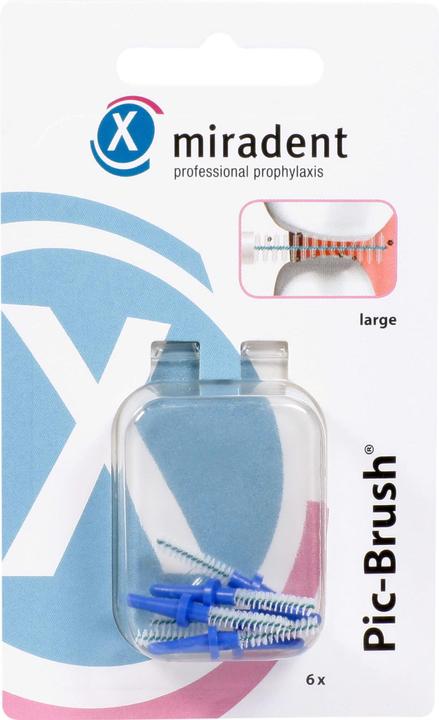 Produktbild Miradent Pic-Brush Refill Ersatzbürsten (6 x)