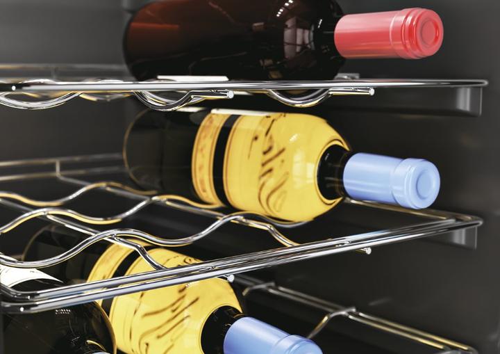 Actual product image Candy CWC 021 M/NF Wine Cellar with compressor Free installation Black 21 bottles/bottles