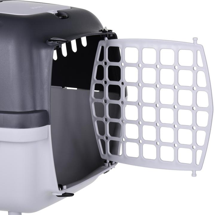 Produktbild Zolux Transporter GULLIVER 2 with plastic drum light gray / dark gray (Katze, Hund, Waschbar)