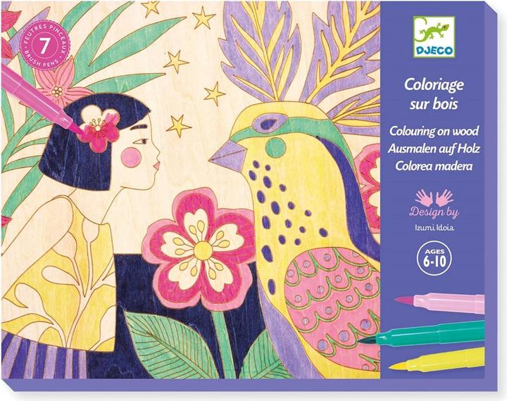 Image du produit Djeco Peinture sur bois Douces filles