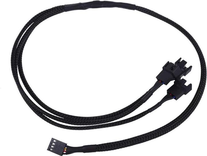 Phobya Y-Kabel 4Pin PWM auf 3x 4Pin PWM 60cm - schwarz