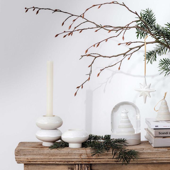 Actual product image Like. by Villeroy & Boch Candle Holder Donut Winter Glow (9 x 9 x 5.5 cm)