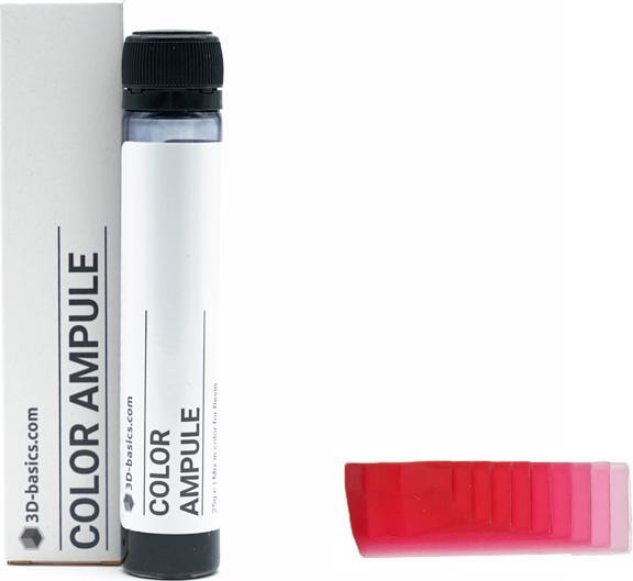 Actual product image 3d-basics BASIC Resin Colorant transparent dark red (Transparent)