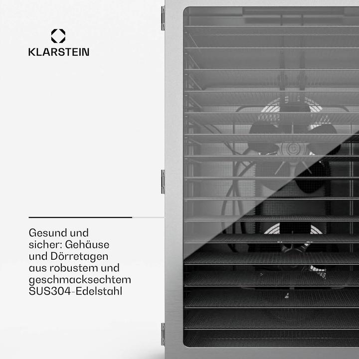 Produktbild Klarstein Dörrgerät mit 16 Tabletts & Timer