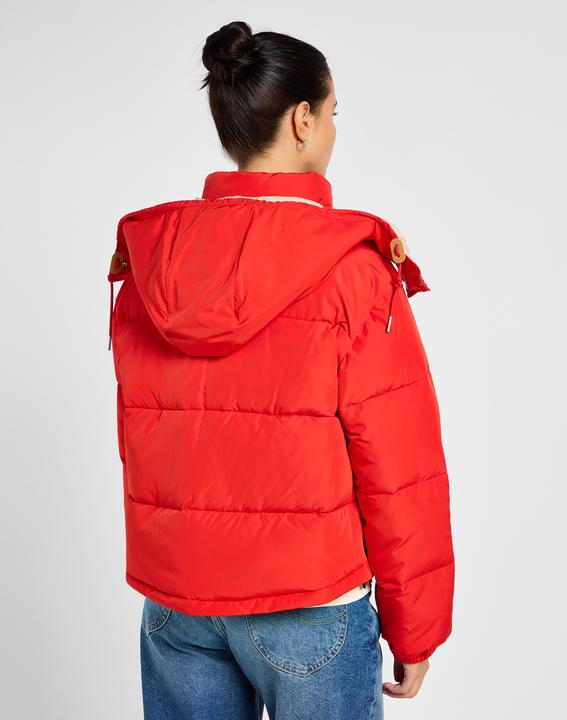 Actual product image Lee Quilted jacket Hooded Short Puffer (L)