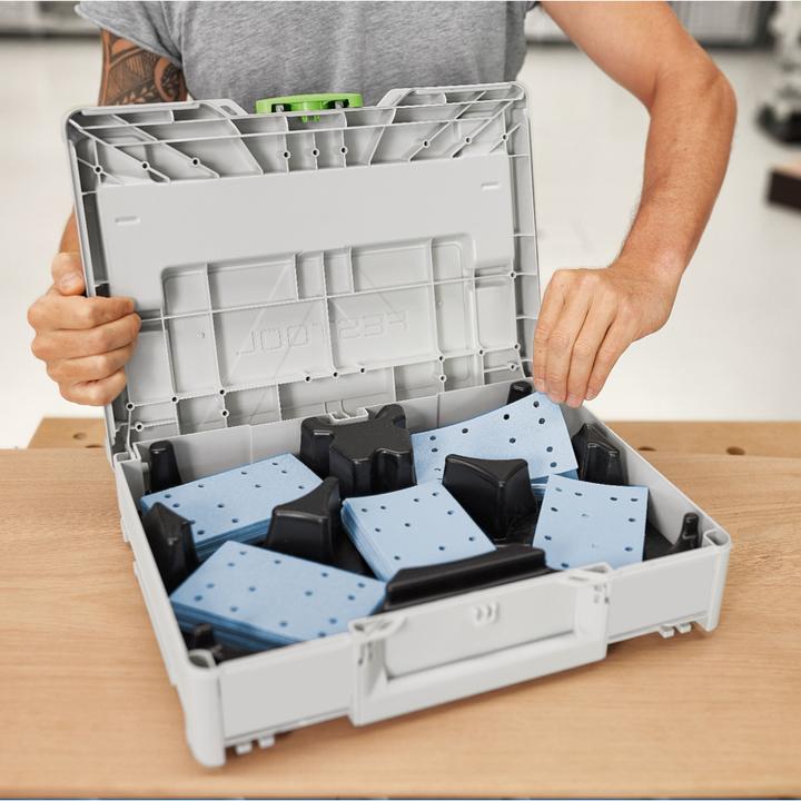 Produktbild Festool Schleifmittel-Systainer³ SYS-STF 80X133 GR-Set (P80, P180, P220, P60, P120)