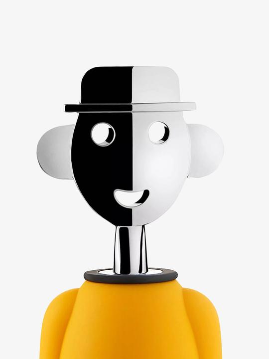 Actual product image Alessi Corkscrew Alessandro M. yellow-black (Corkscrew)