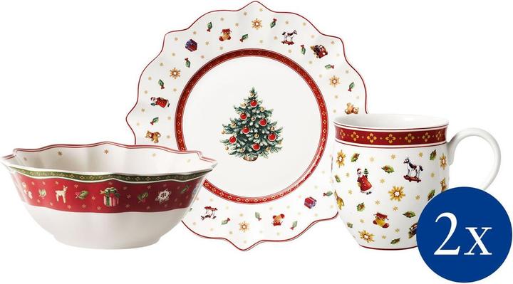 Actual product image Villeroy & Boch Breakfast for 2 white, set of 6 Toy's Delight (6 Piece)