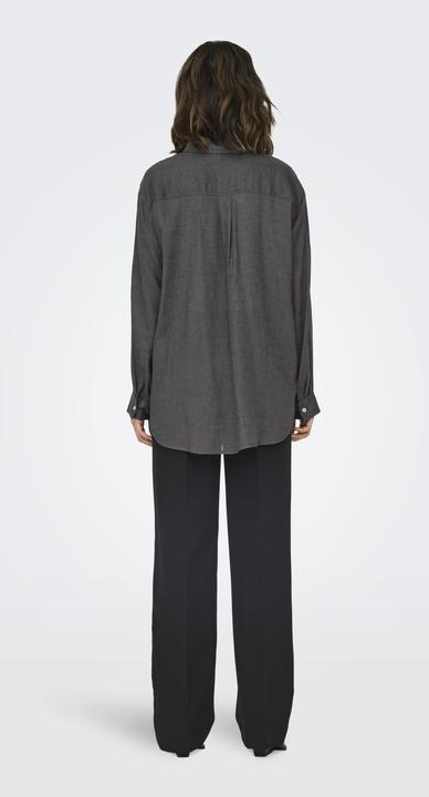 Actual product image Only Single-coloured linen mix shirt Shirt (M)