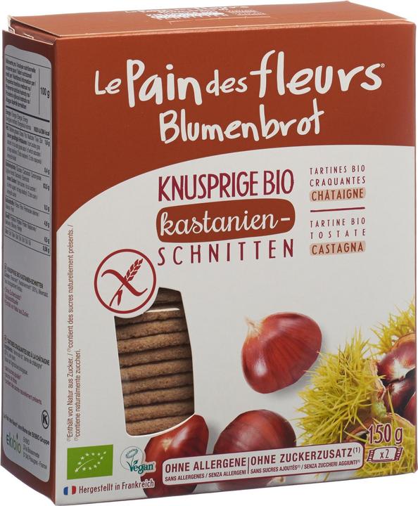 Produktbild Le Pain des fleurs Kastanienschnitten (150 g)