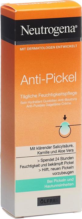 Actual product image Neutrogena Anti-Pimple Daily Moisturiser (50 ml, 24h cream)