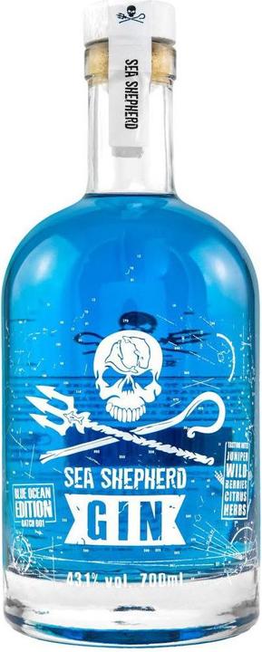 Sea Shepherd Blue Ocean Gin 0,7 litri 43,1% vol. (1 x 70 cl)