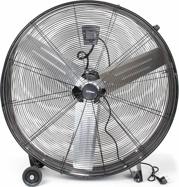 Wiltec Trommelventilator Ø90cm 360W Bodenventilator Standventilator Luftkühler