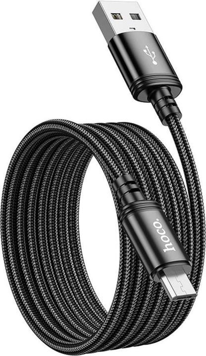 Hoco Cable cable USB A to Micro USB 2,4A X89 2 m black (2 m)