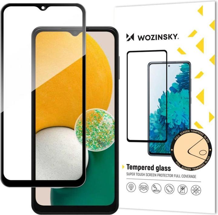 Produktbild Wozinsky Super Tough Full Glue Tempered Glass Full Screen With Frame Case Friendly Samsung Galaxy A1 (1 Stück, Samsung Galaxy A01)