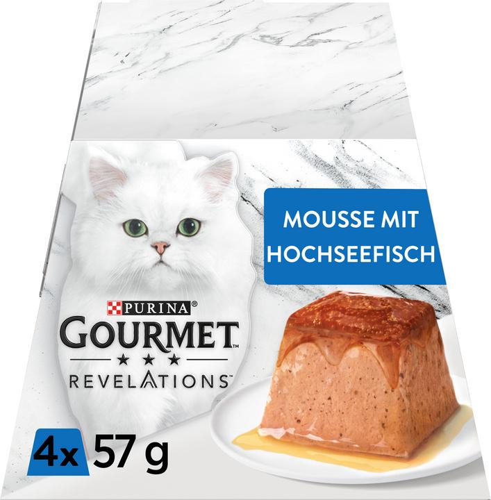 Actual product image Gourmet Revelations Mousse Hochseefisch mit Sauce (Adult, 1 pcs., 57 g)